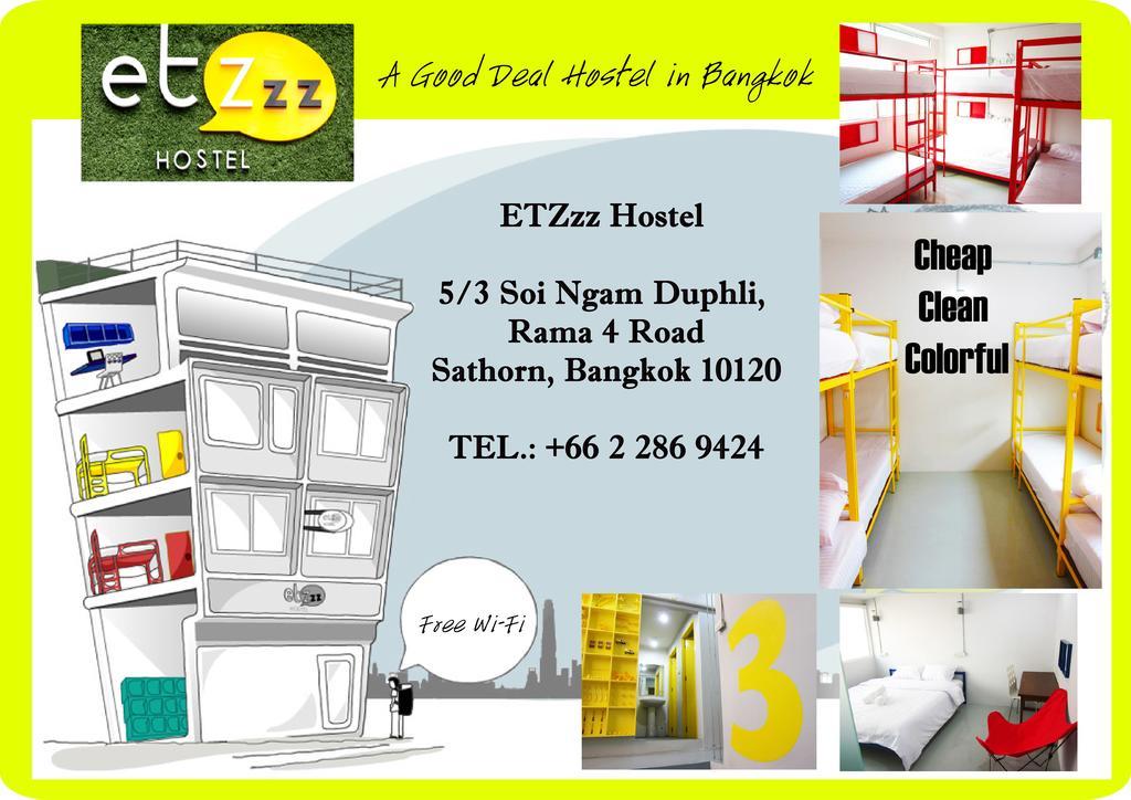 Jellybean Ezy Hostel Sathorn Bangkok Exterior foto